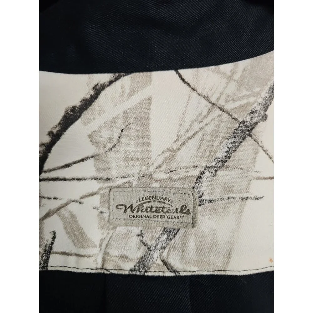 Legendary Whitetails Shirt Men’s Size XL Black White Camo Long Sleeve Western - Picture 7 of 7